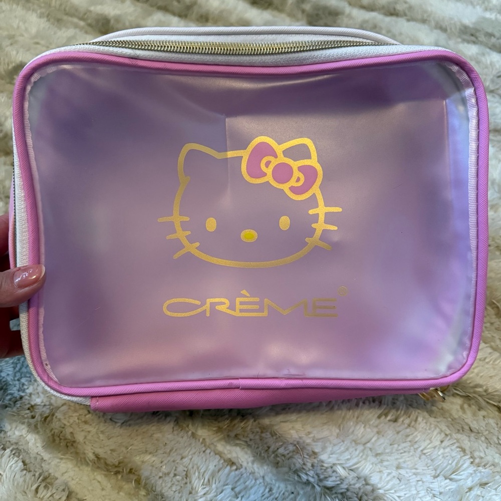 Crème x Hello Kitty Pink Cosmetic Bag